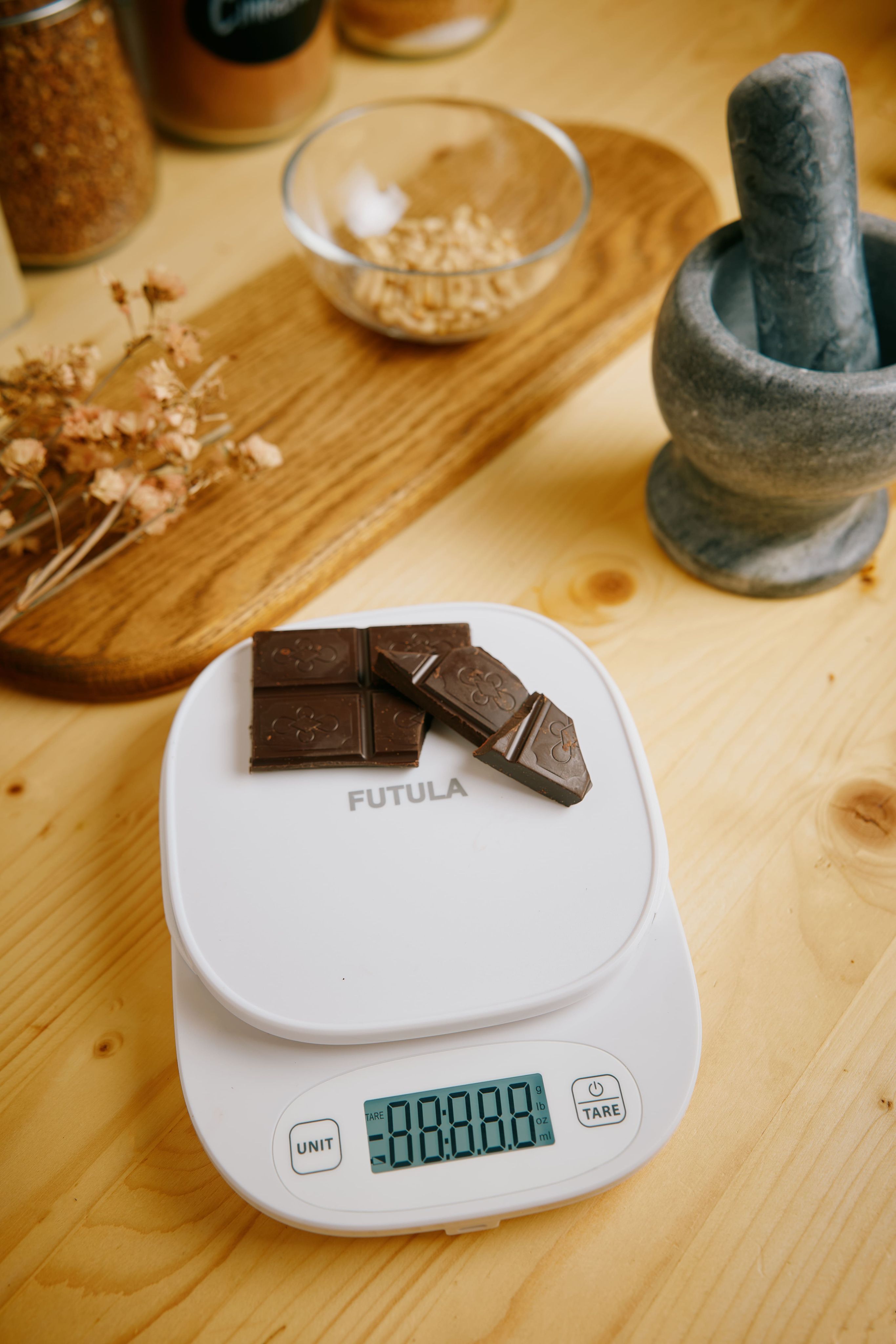 Электронные Кухонные весы FUTULA Kitchen Scale 4, белый купить по низкой  цене в интернет-магазине OZON (1268342145)