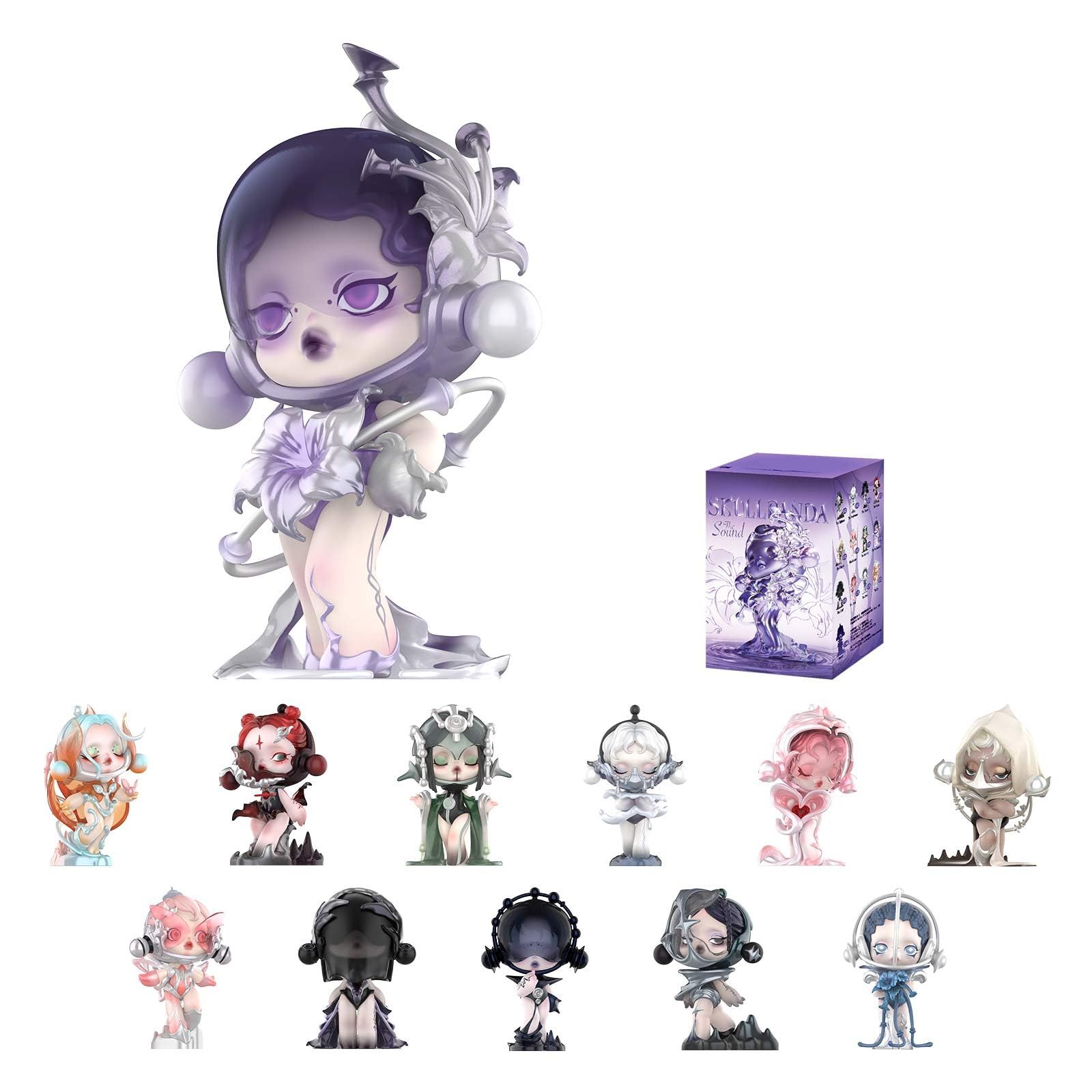 Коллекционная фигурка Слепая коробка POP MART SKULLPANDA The Sound