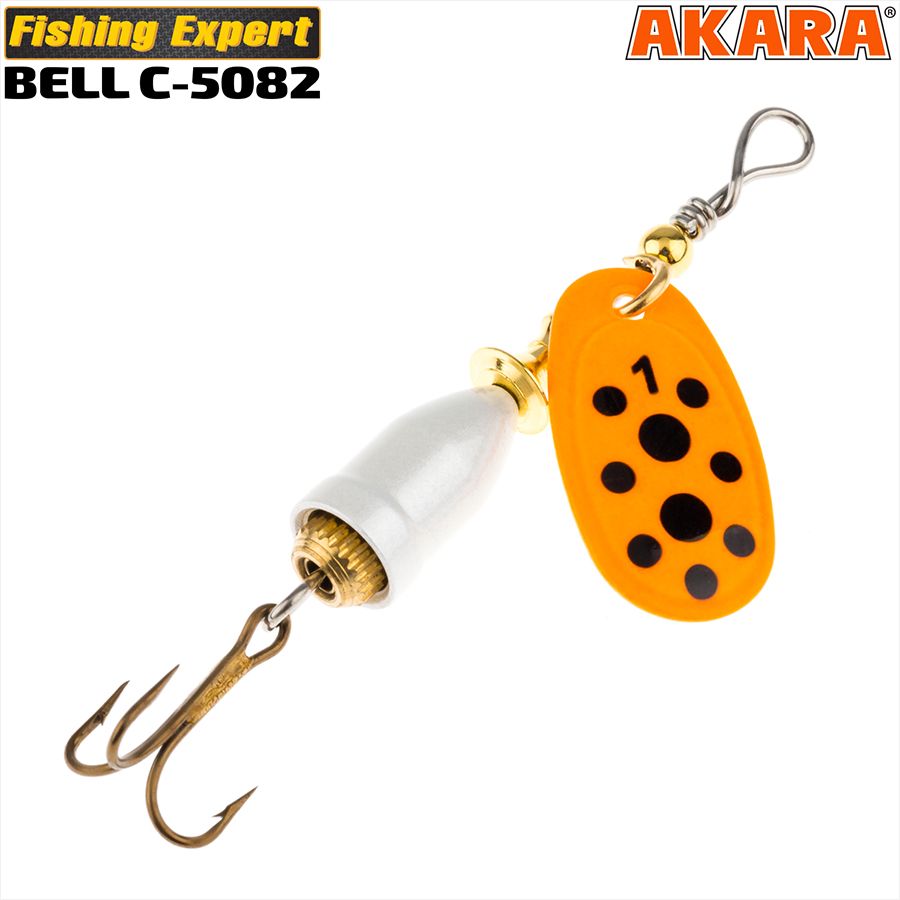 Блесна вращ. Akara C-5082 8 гр. 175/Yl-Red