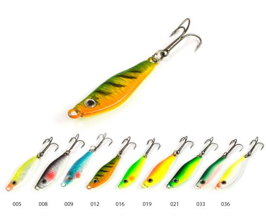 Блесна зим. Akara Ice Lures рыбка с тр. IL007-4 11гр. 008