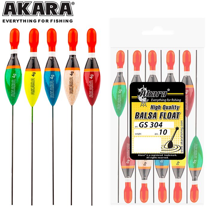 Поплавок Akara бальса GS304 4 гр.