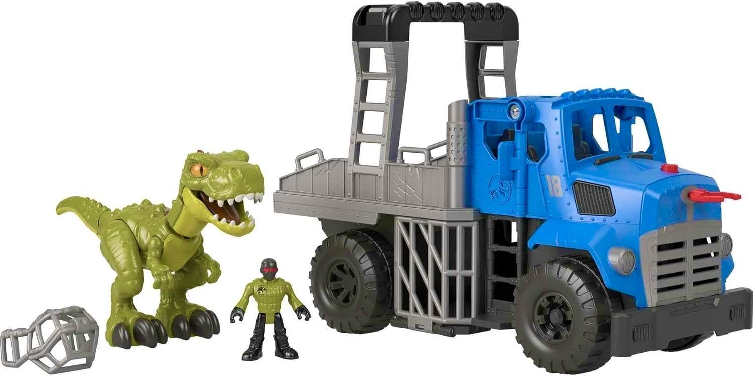 Мир Юрского периода: Jurassic World: Поьбег Из Дино-Ловца с динозавром T-Rex