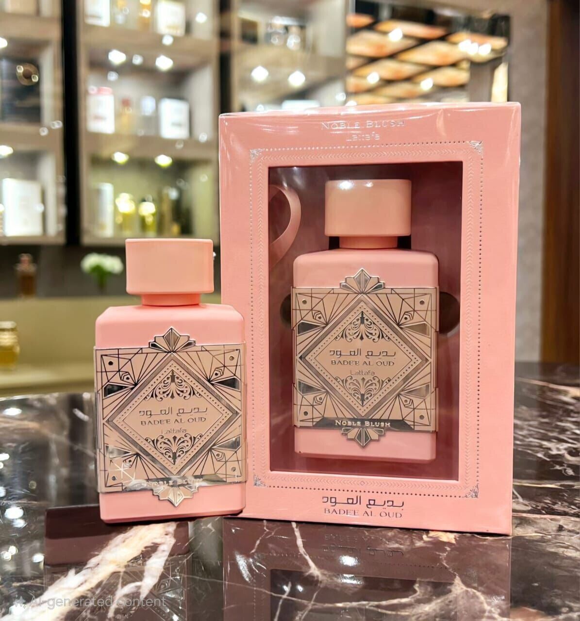 Арабские духи Lattafa Badee Al OUD Noble Blush 100 мл купить на