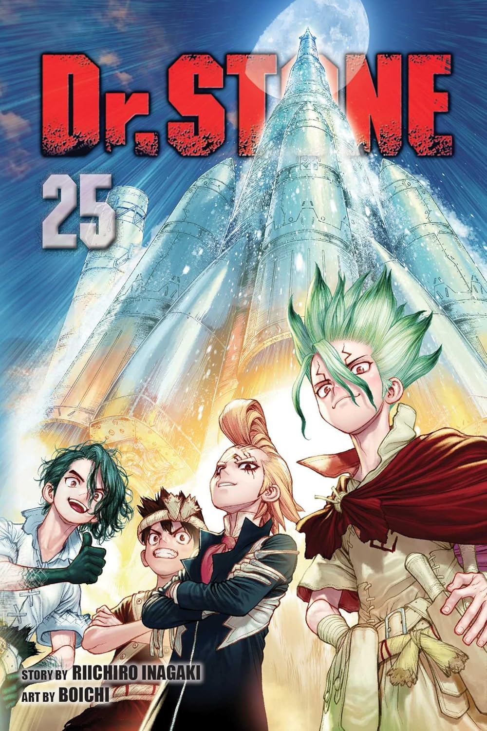 Манга Доктор Стоун (Dr. Stone). Vol. 1-27. ( Riichiro Inagaki