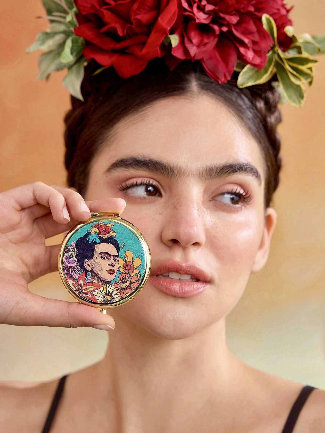 Фрида Кало / Frida Kahlo Миниатюрное Карманное Зеркальце с Портретом