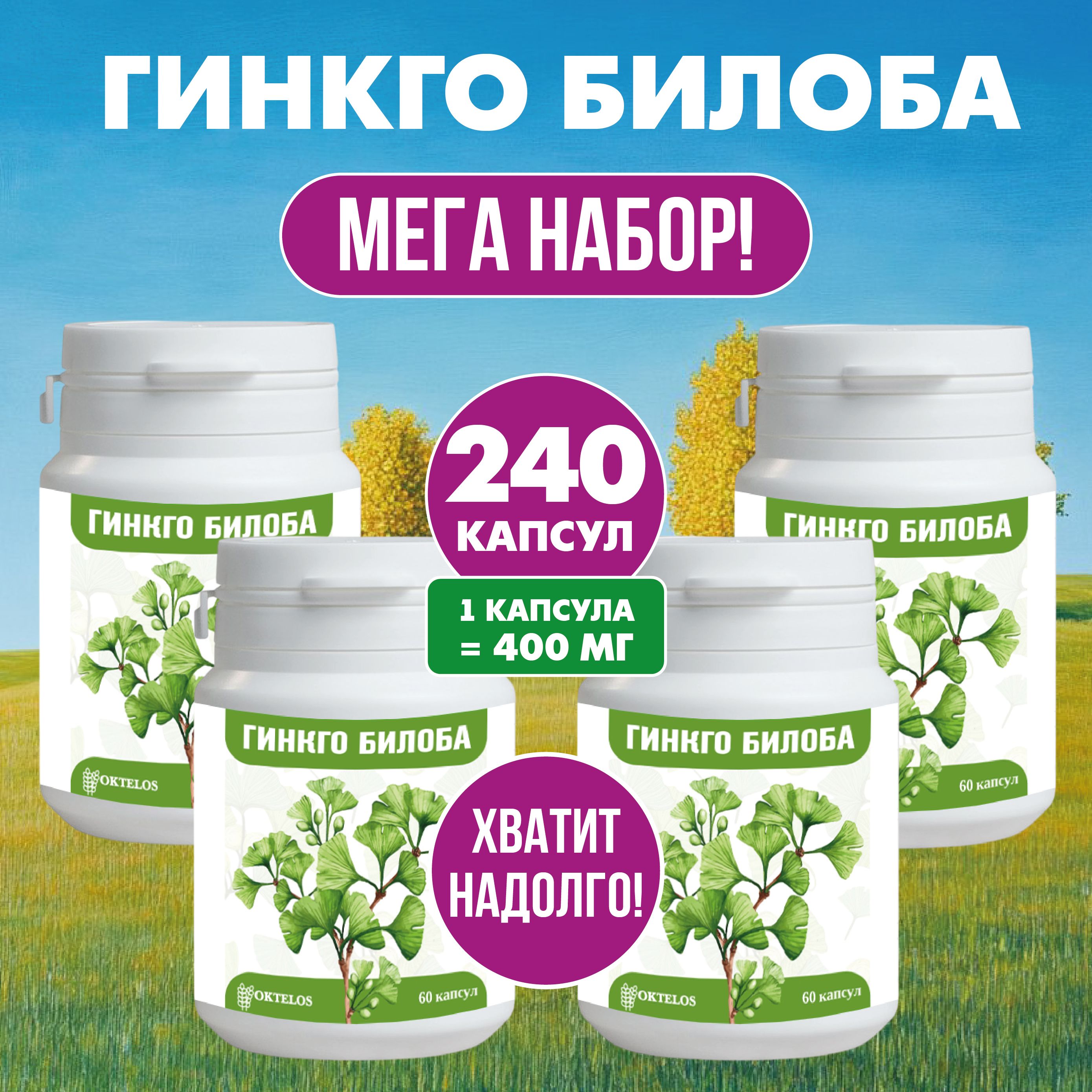 Гинкгобилобавкапсулах240шт