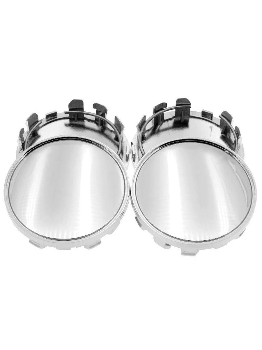 Колпачкиналитыедиски59/55/12мм-4шт/ЗаглушкиступицыD-55Replayхромпластиковыесбортикомспружинкой