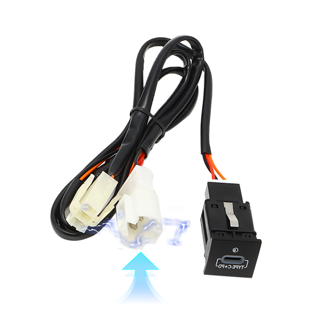 автомобильноезарядноеустройствоUSBдляScirocco,совместимостьсPDиQC3.0