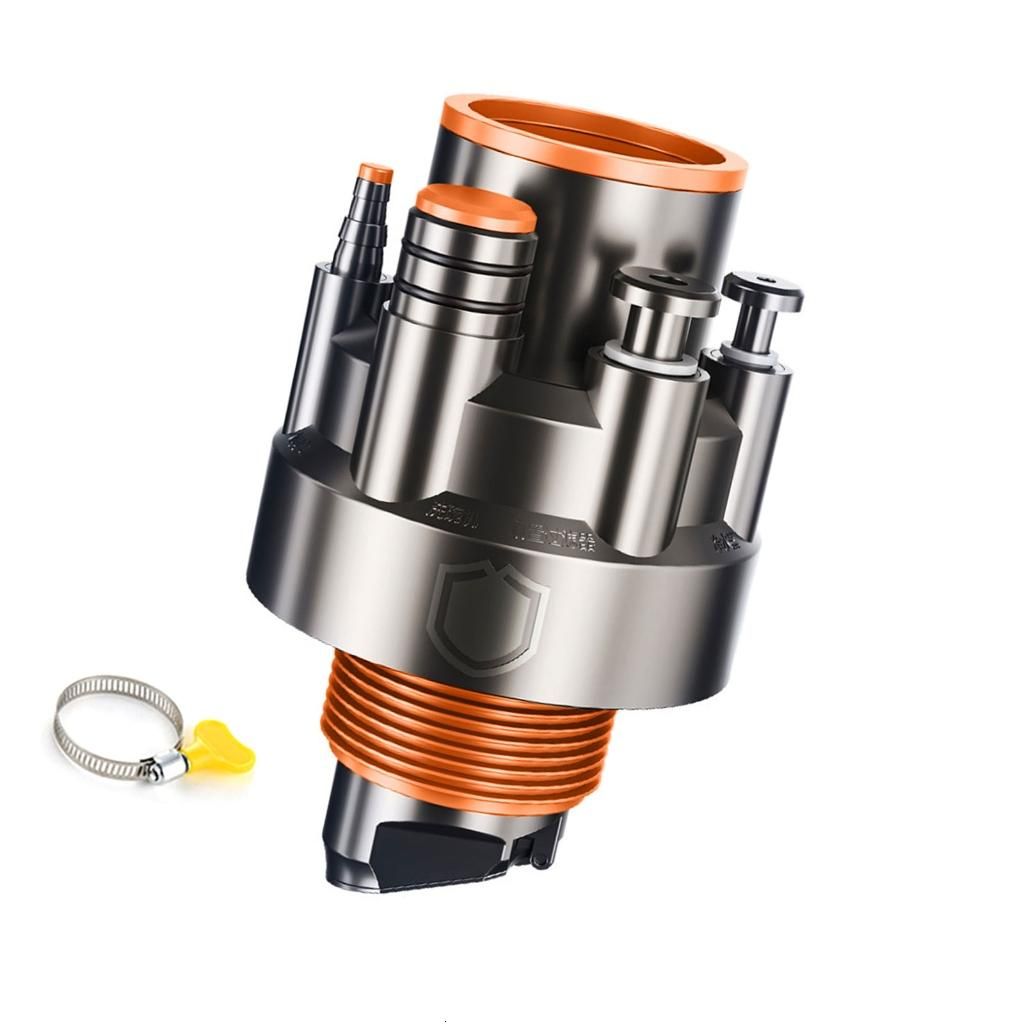 Адаптердлясливараковины5в1,Серо-оранжевый