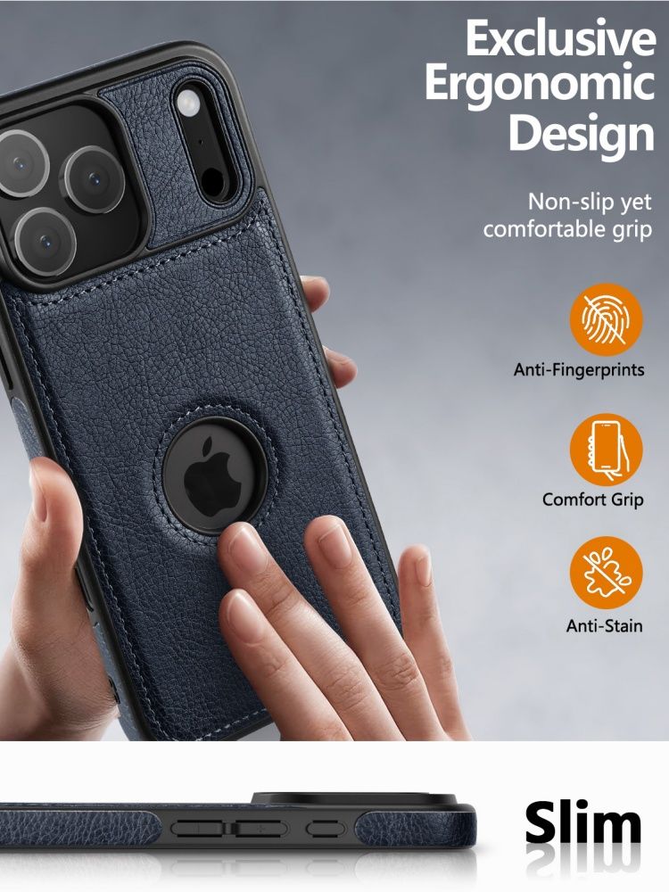 智能手机壳 用于 Apple iPhone 17 Pro, 热塑性聚氨酯, 蓝色