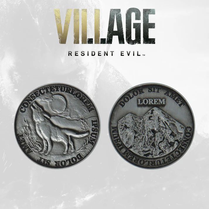 Resident Evil / Обитель зла Коллекционная монета из Resident Evil Village (лимитированная серия)
