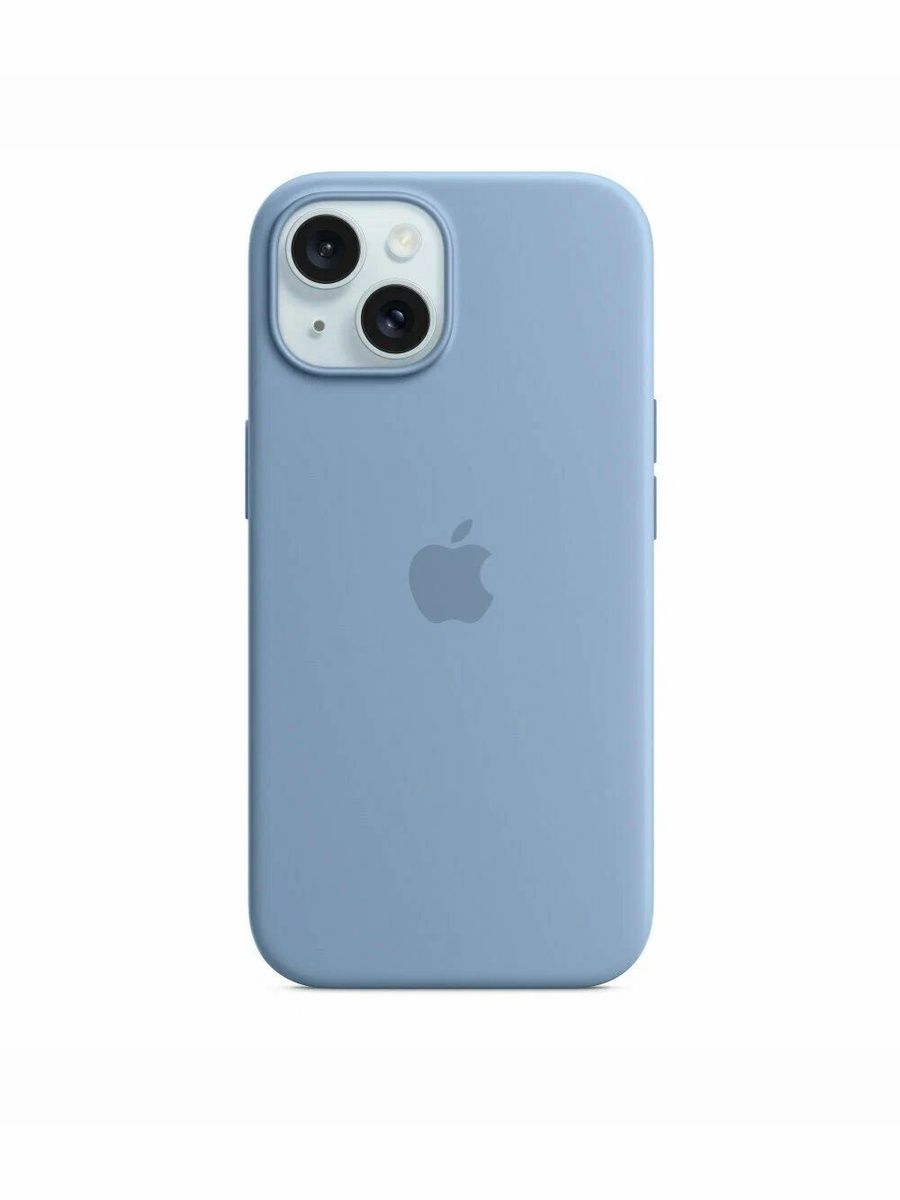 Чехол Apple iPhone 15 Plus Silicone Case with MagSafe Winter Blue MT193ZM/A
