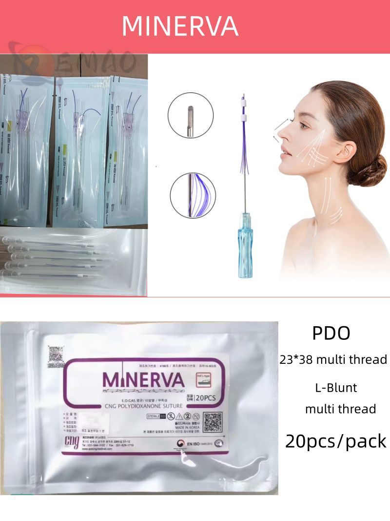 MINERVA PDO 23*38 multi thread,L-Blunt,multi thread,Нити коги для лица ...
