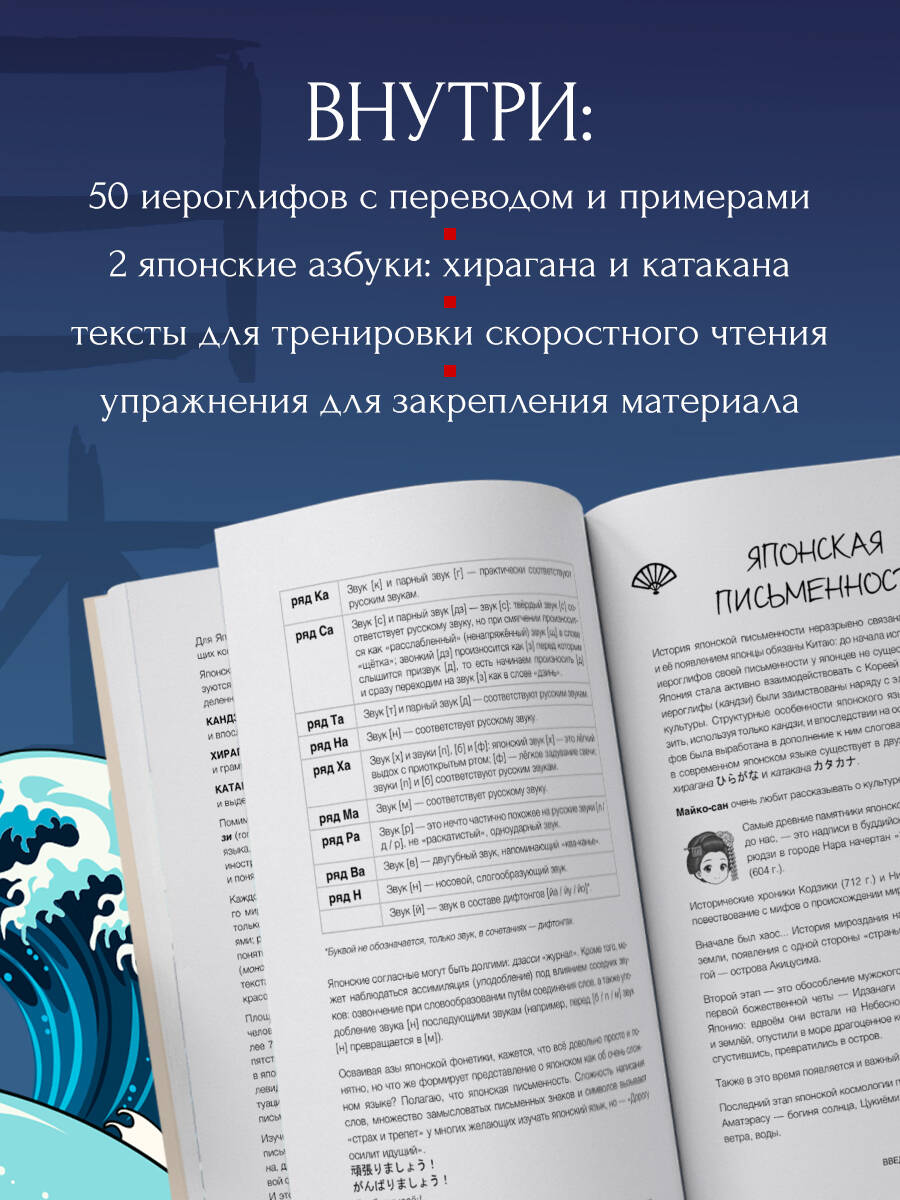 Хирагана и катакана для начинающих. Японский язык с нуля | Reference Book - Ozon image 1