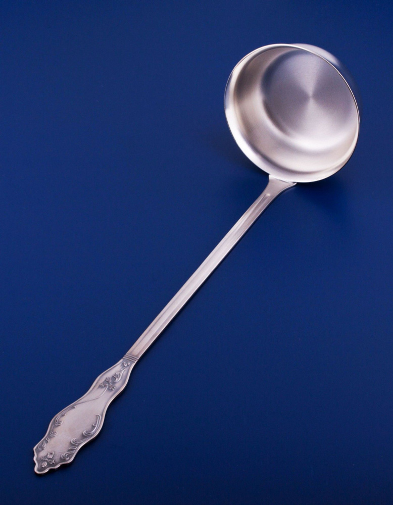 Ложка разливательная серебряная Мстерский ювелир "№ 12" 925 пробы ...