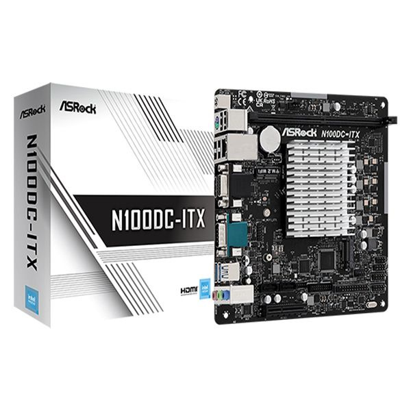 Материнская плата ASRock N100DC-ITX купить по низкой цене с доставкой и ...