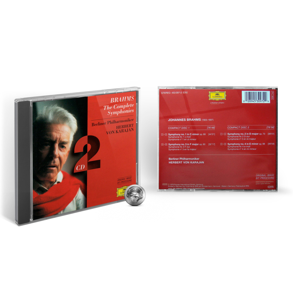 CD Herbert von Karajan - Brahms: The Complete Symphonies (2CD) 1997 ...