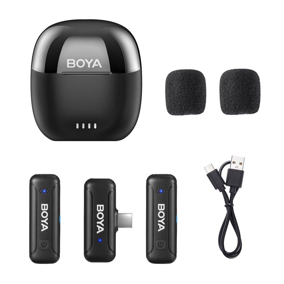 Мини-Беспроводной Микрофон Boya BY-WM3T-U2 с частотой 2,4 ГГц (USB-C)  #1