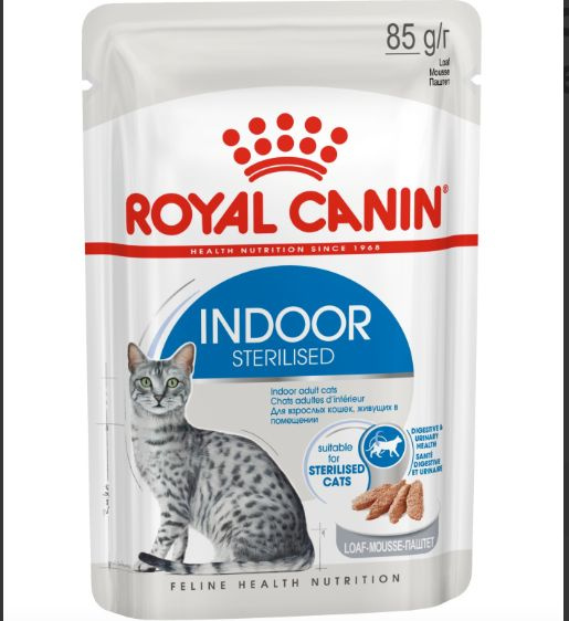 Влажный корм Royal Canin Indoor Sterilised, для стерилизованных кошек, живущих в помещении (паштет) 12 #1