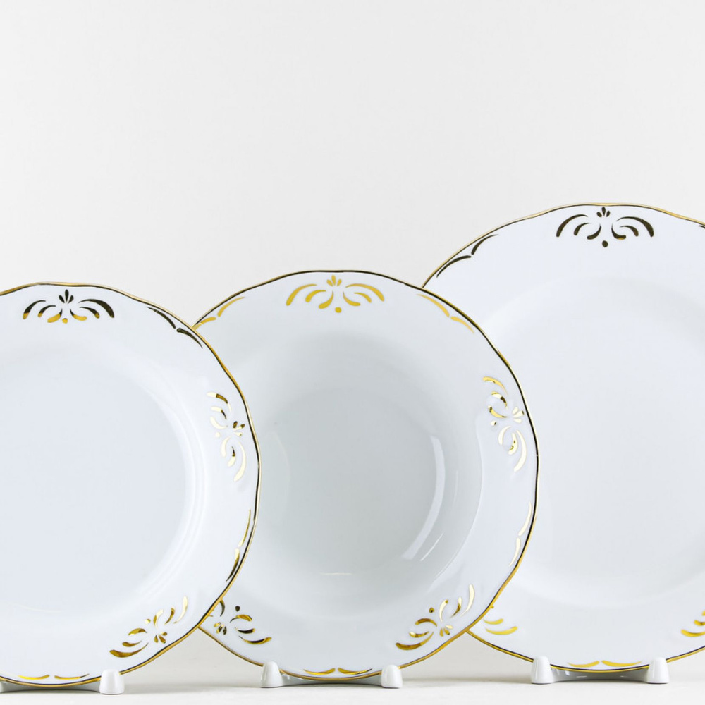 Набор столовый Добрушский фарфор Живописный 6 персон 18 предметов ...