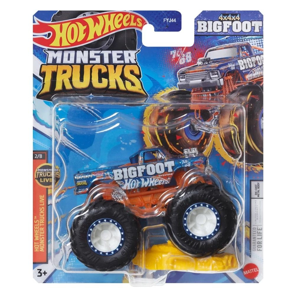 HWC65 Машинка металлическая игрушка Hot Wheels Monster Trucks Монстр ...