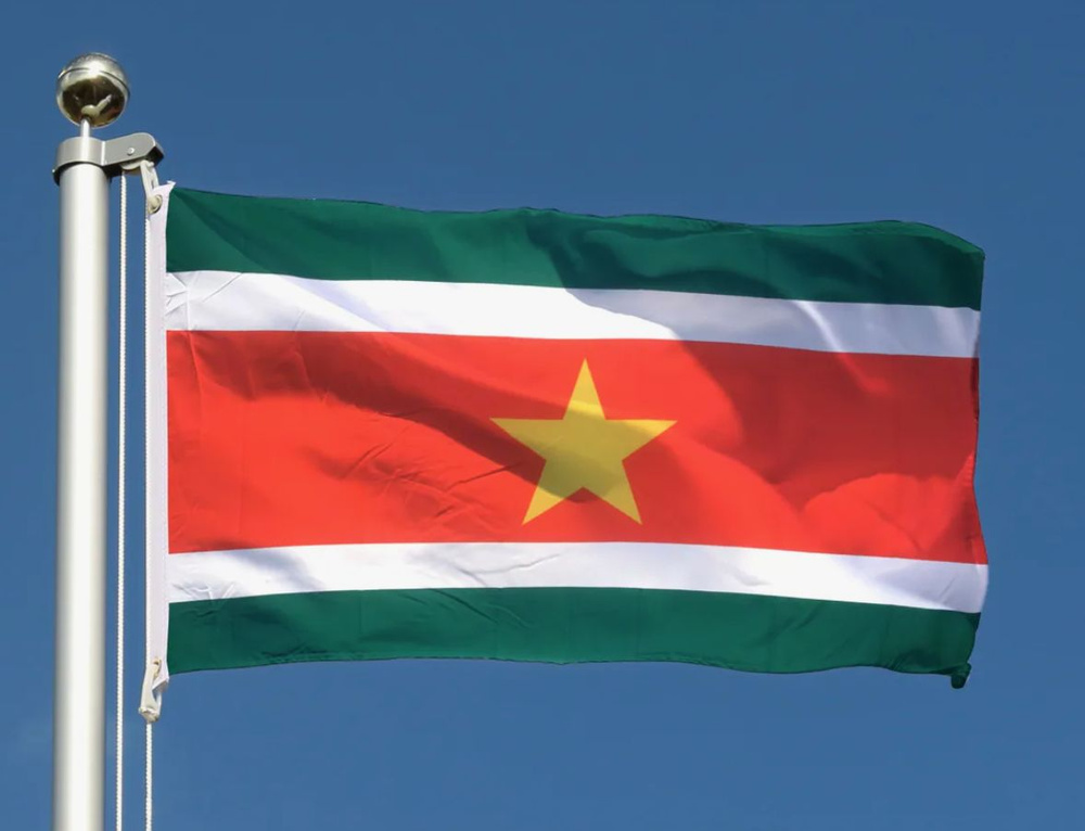 Флаг Суринама 70х105 см #1