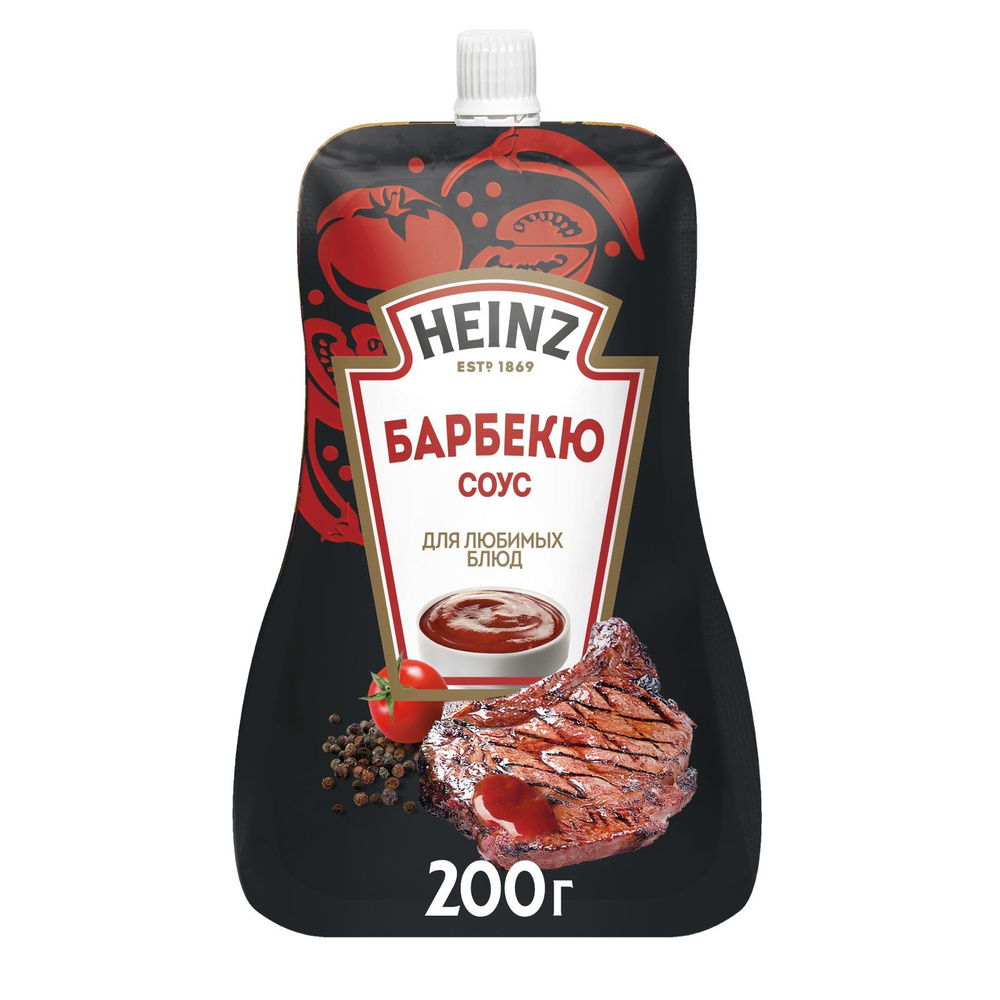 Соус Heinz Барбекю, томатный, 200 г