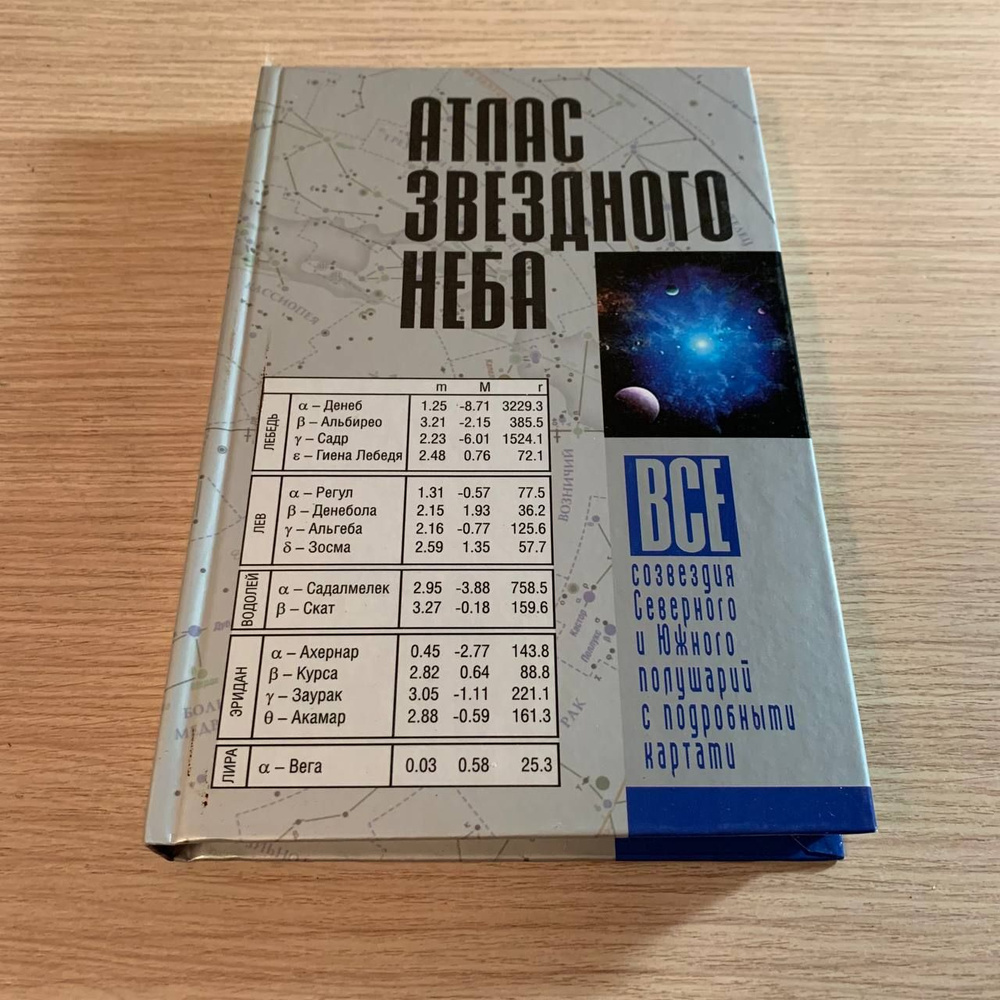 Атлас звездного неба.Все созвездия от Северного и Южного полушарий с ...