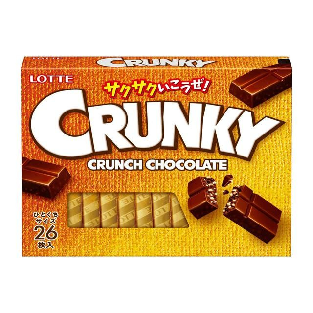 Lotte Японский Шоколад Crunky хрустящий Экселент #1