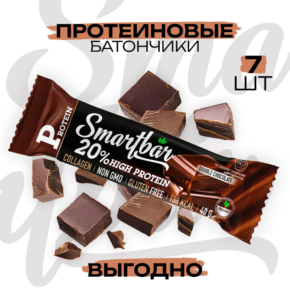 Протеиновые батончики, SmartBar Смартбар Protein, 