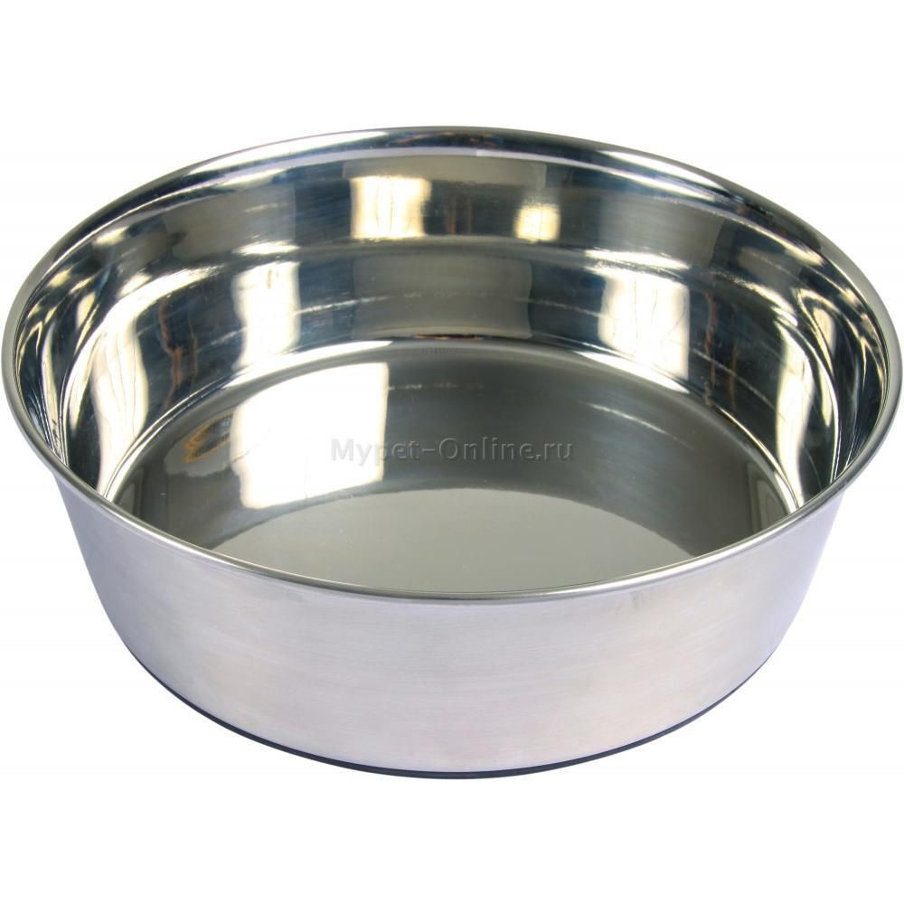 Миска для собак Trixie Stainless Steel Bowl M, размер 17см. #1