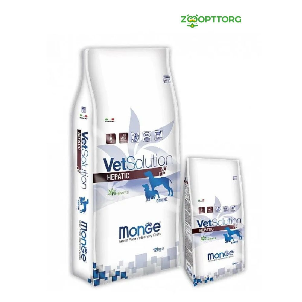 Сухой корм Monge Vet Solution Hepatic для собак при заболевании печени ...