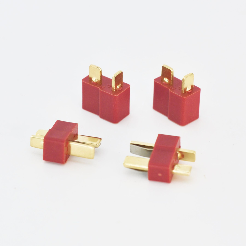 Коннекторы для аккумуляторов T-plug (папа - мама) противоскользящий ...