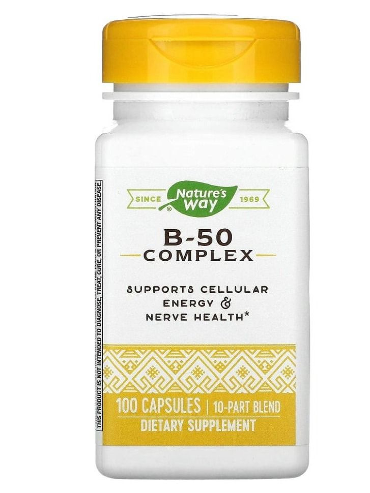 Витамины группы B Nature's Way B-50 Complex 100 капсул - купить с ...