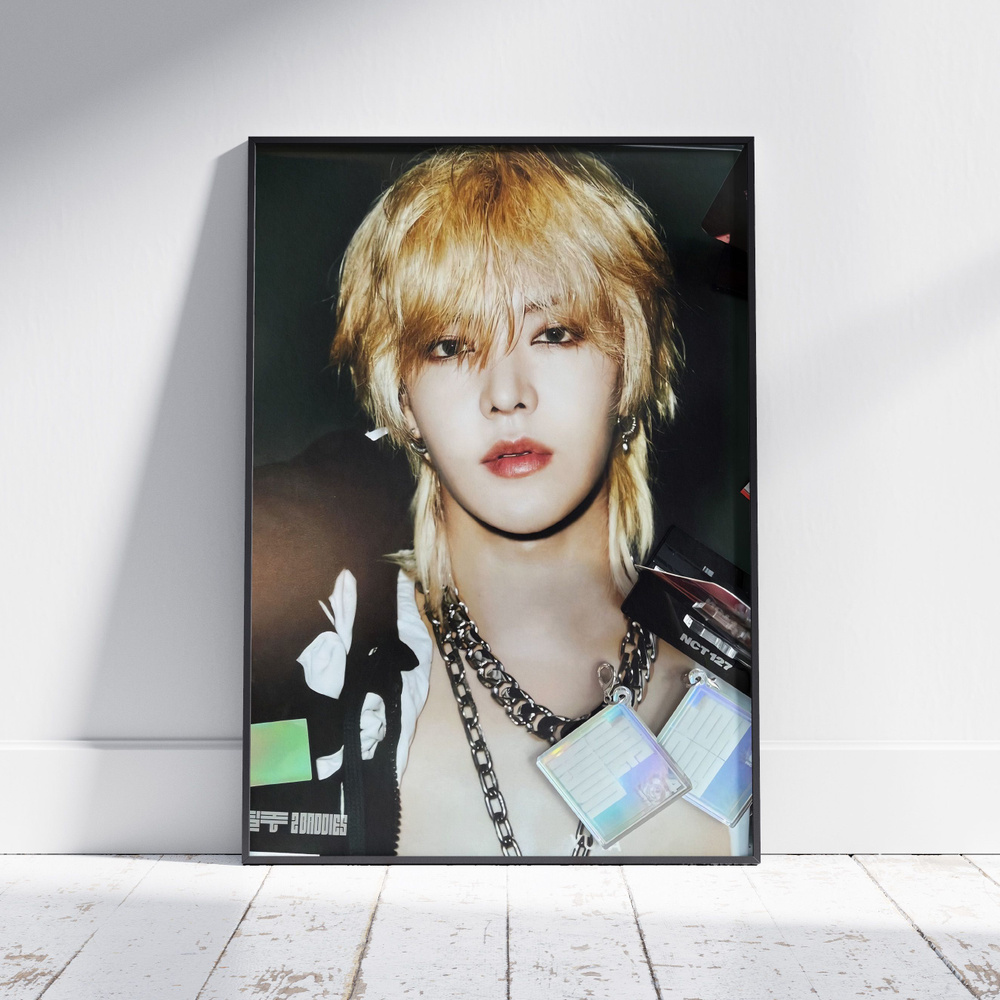 Плакат на стену для интерьера NCT (Юта - Yuta 5) - Постер по K-POP музыке формата А4 (21x30 см)  #1