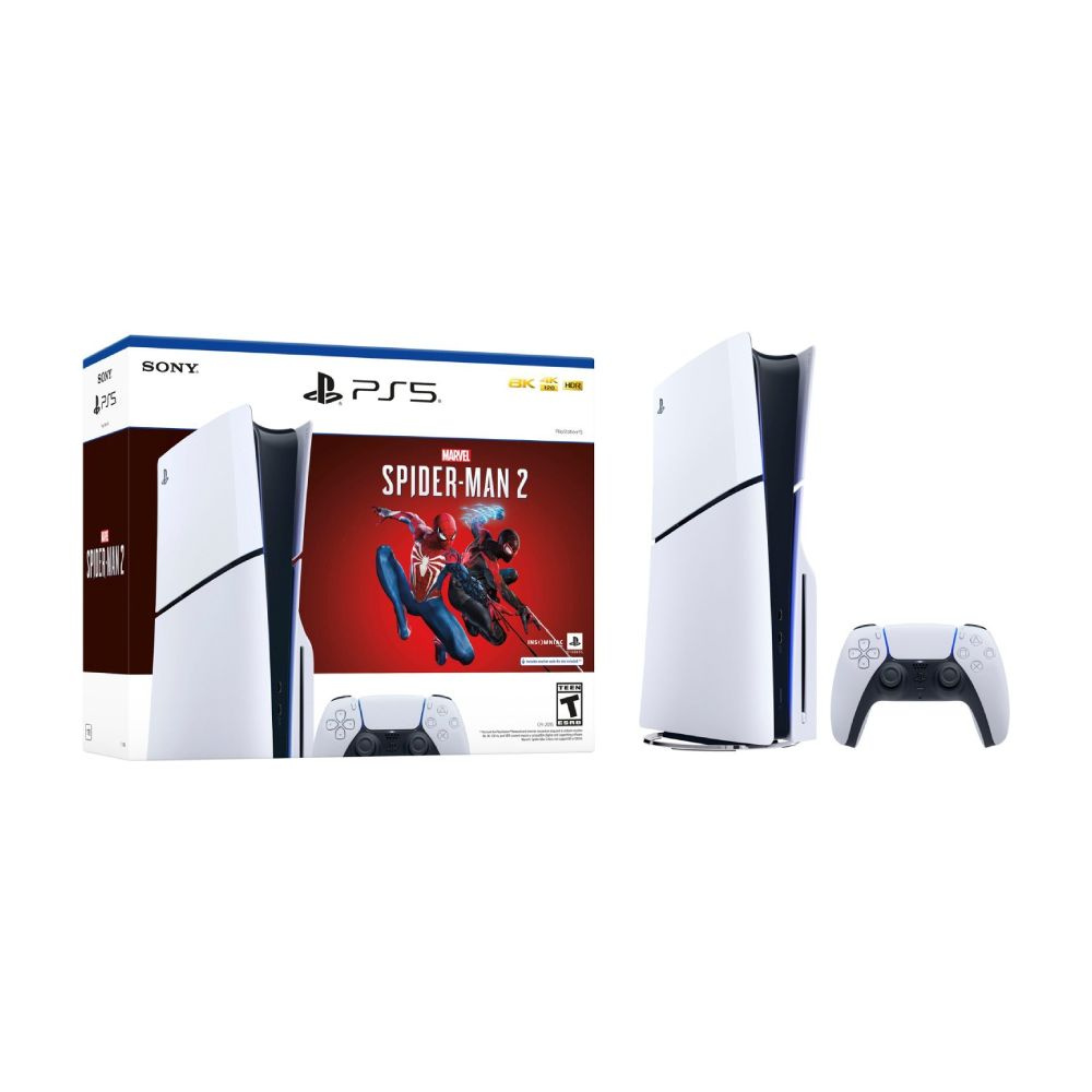 Игровая приставка Sony PlayStation 5 Slim (CFI-2000 A01) + Marvel