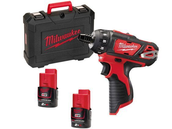 Дрель-шуруповерт Milwaukee M12 BD-202C, От аккумулятора - купить по ...