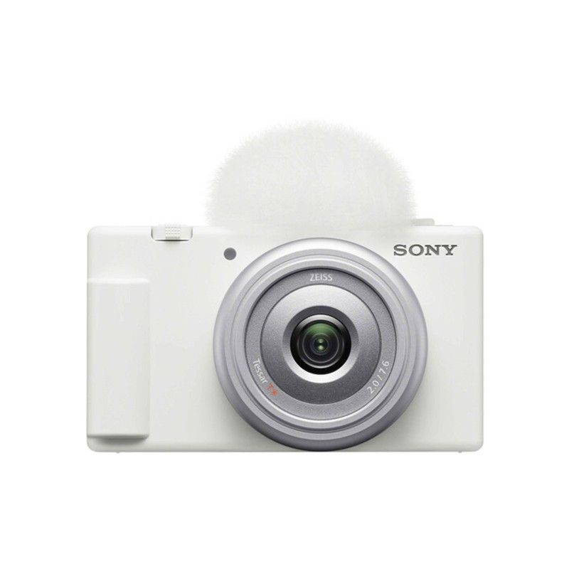 Sony Компактный фотоаппарат фотоаппарат ZV 1F, WHITE, черный #1