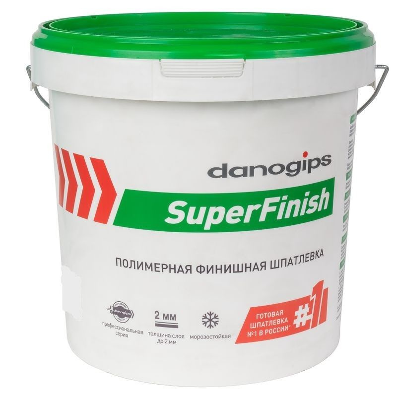 Шпатлевка Danogips SuperFinish полимерная 11л 18,1 кг #1