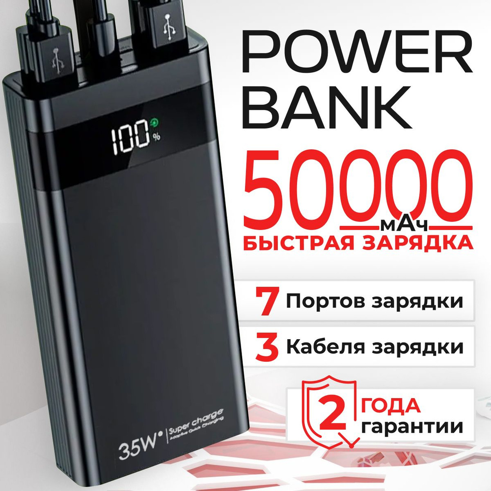 Внешний аккумулятор (Power Bank) MAGIC GHOST повербанк - купить по выгодным  ценам в интернет-магазине OZON (1531277117)