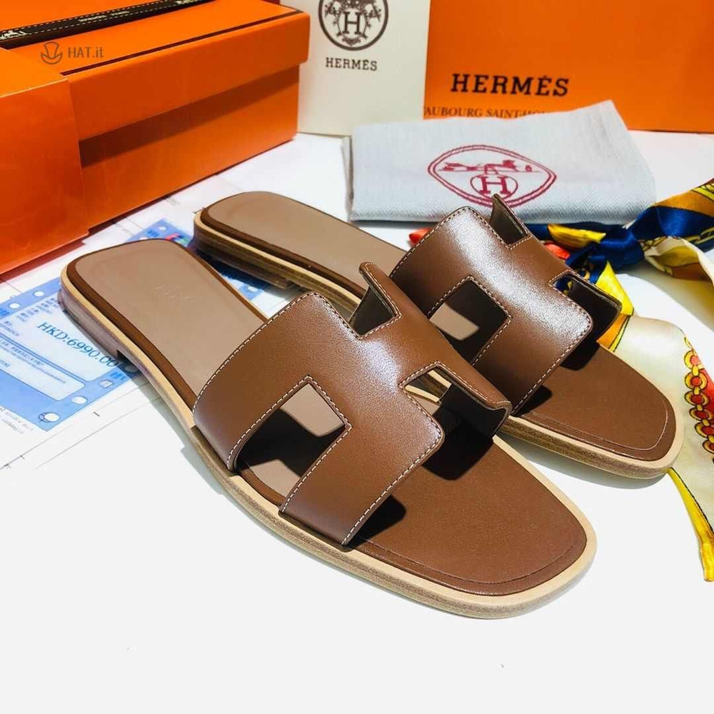 Тапочки Hermes #1