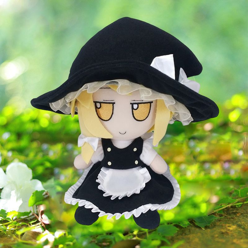 20CM Аниме Игрушки / fumo Kirisame Marisa / Touhou Project Плюшевая Кукла Игрушка.  #1