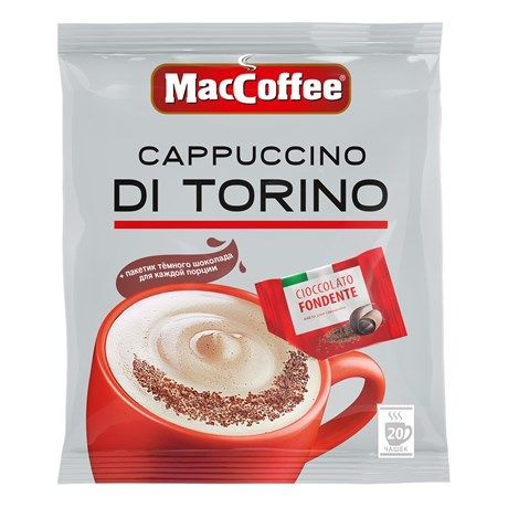 Кофе MacCoffee Capuccino Di torino растворимый (25.5г x 20шт), 510г #1