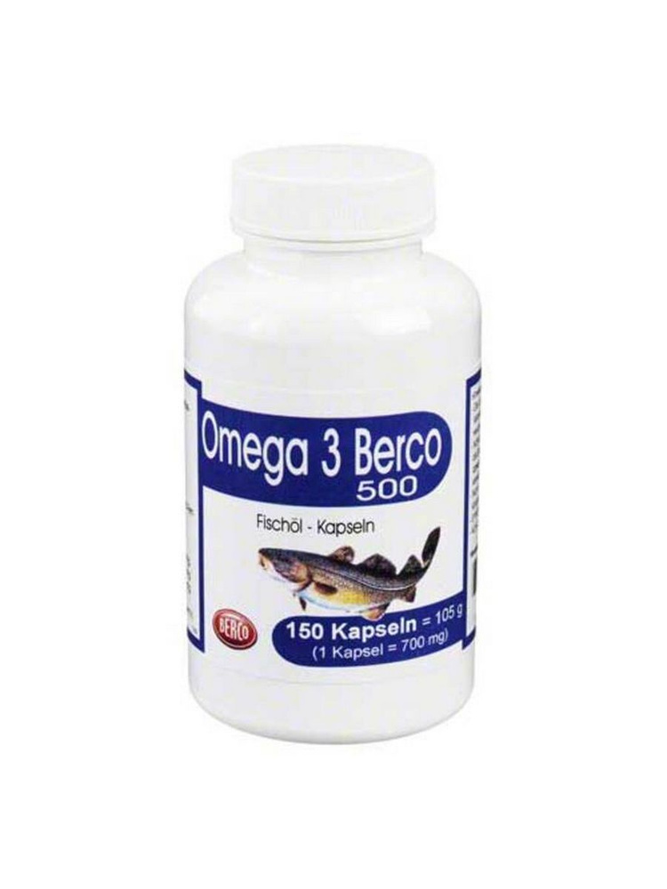 Омега 3 Berco 500 капсул, 150 капсул - купить с доставкой по выгодным ...