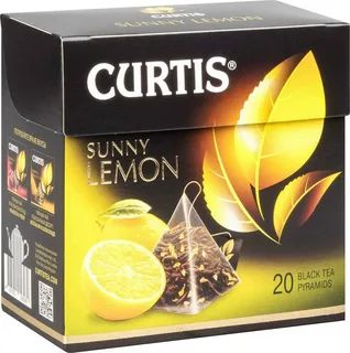 Чай Curtis Sunny Lemon 3 шт. по 20 пирамидок #1