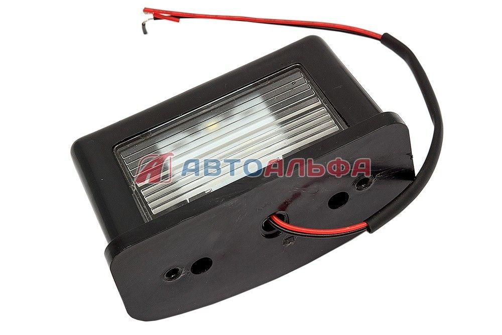 Фонарь освещения номерного знака 12/24В светодиодный черный корпус ...