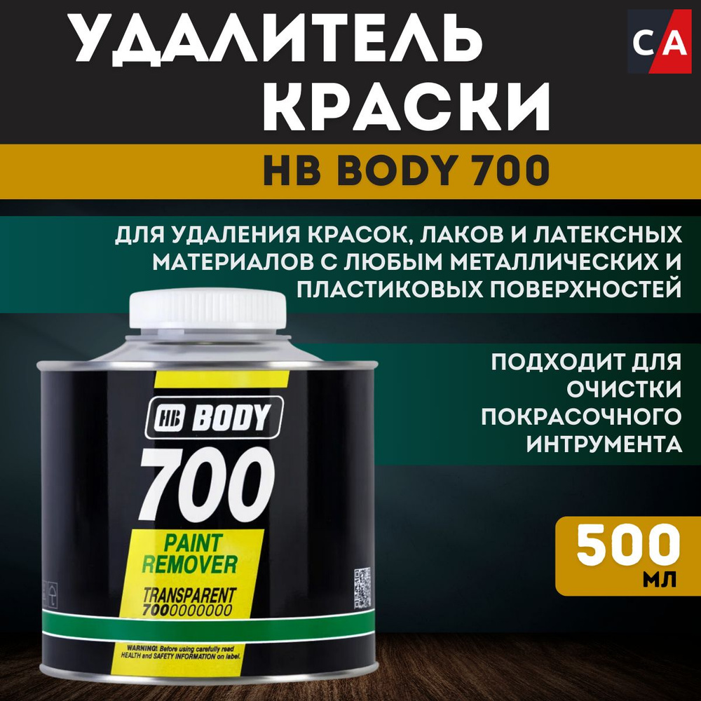 HB Body Очиститель от краски Готовый раствор, 500 мл