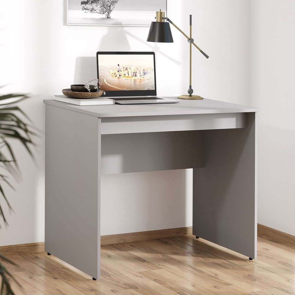 Письменный стол, компьютерный стол SKYLAND SIMPLE S-900, серый, 90х60х76 см  #1