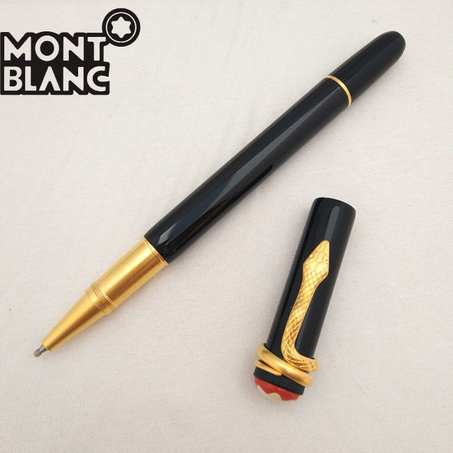 Montblanc Ручка Шариковая, Роллер, толщина линии: 0.7 мм, цвет: Черный  #1