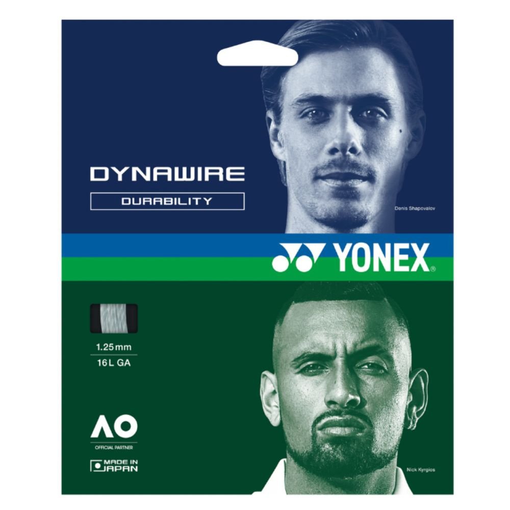 Струны Yonex DINAWIRE DURRABILITY WHITE/SILVER (1.25мм / 12м) #1